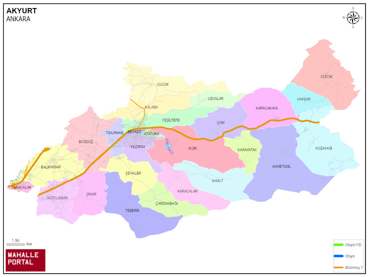 AKYURT Konum Atlası – Harita ve Veri 