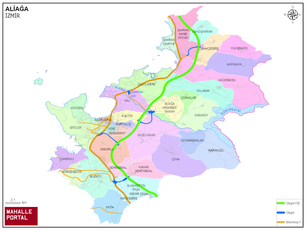 ALİAĞA Harita Tanımı – CBS Uyumlu Yapı 