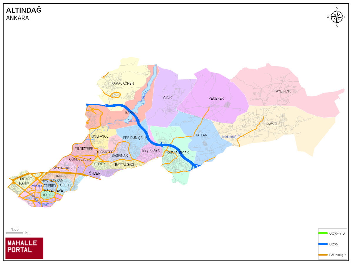  Altındağ Harita – Mahalle Adres ve Lokasyon Verileri
