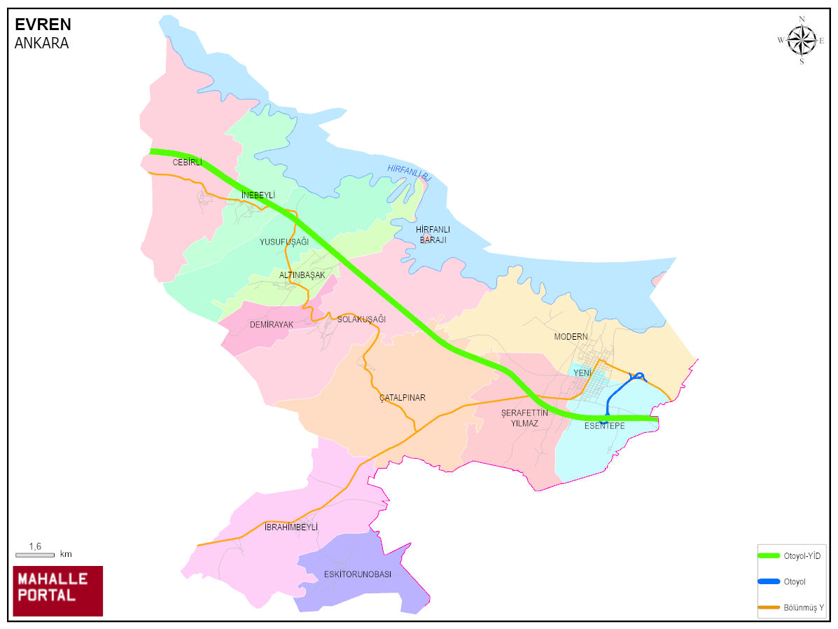 EVREN Harita Etiketi – Koordinatlar ve Analiz 