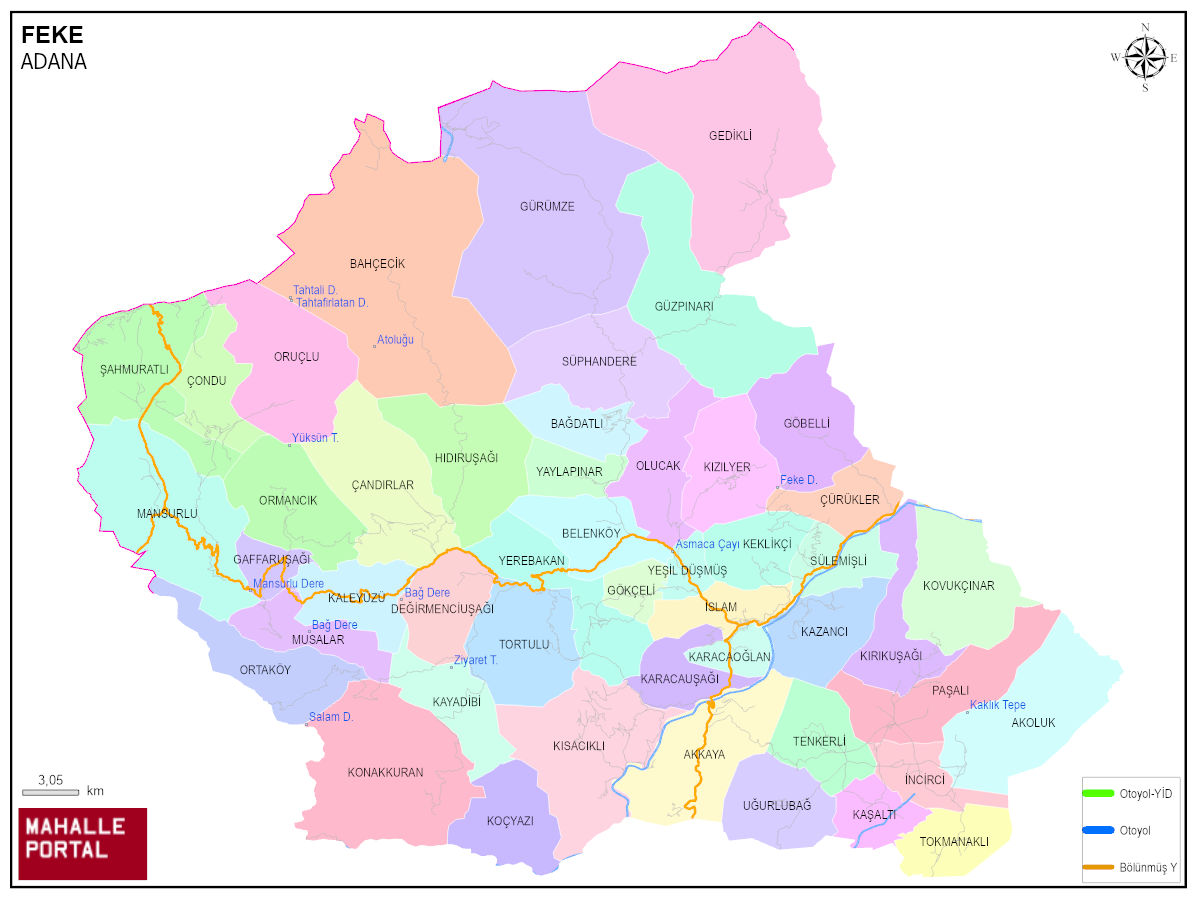 FEKE Bölge Haritası – Sınırlar, Bağlantılar ve Analiz 