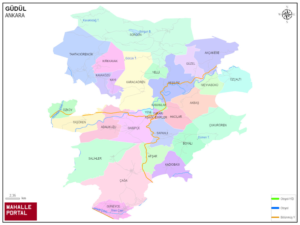 GÜDÜL Lokasyon Harita Görünümü – Veri ve Analiz 