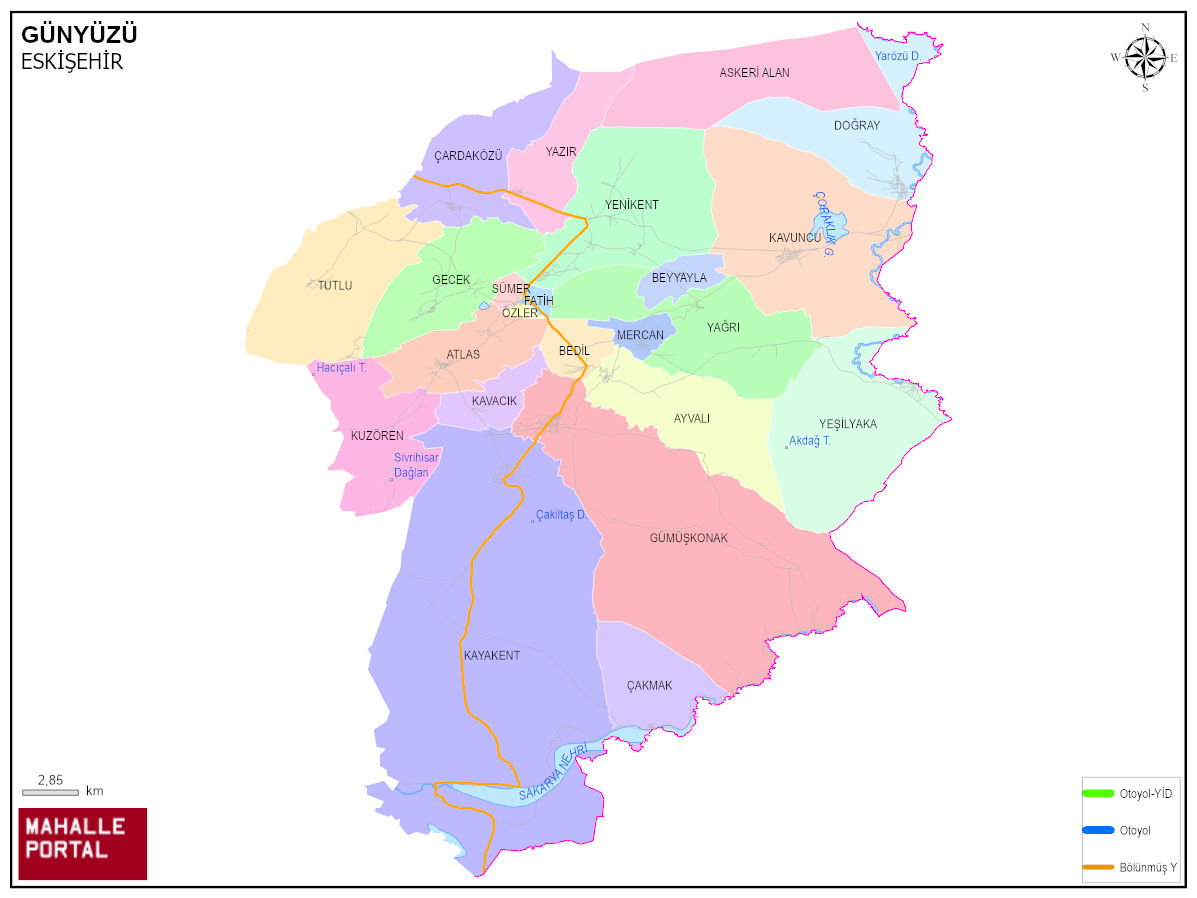 GÜNYÜZÜ Coğrafi Veri – Shapefile, GeoJSON, KML İçerikleri 