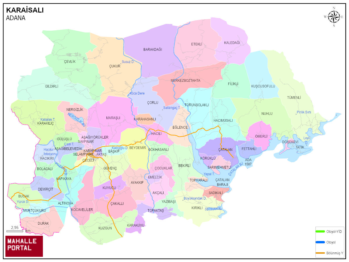 KARAİSALI Konum Özeti – Harita, Sınırlar ve Veri Seti 