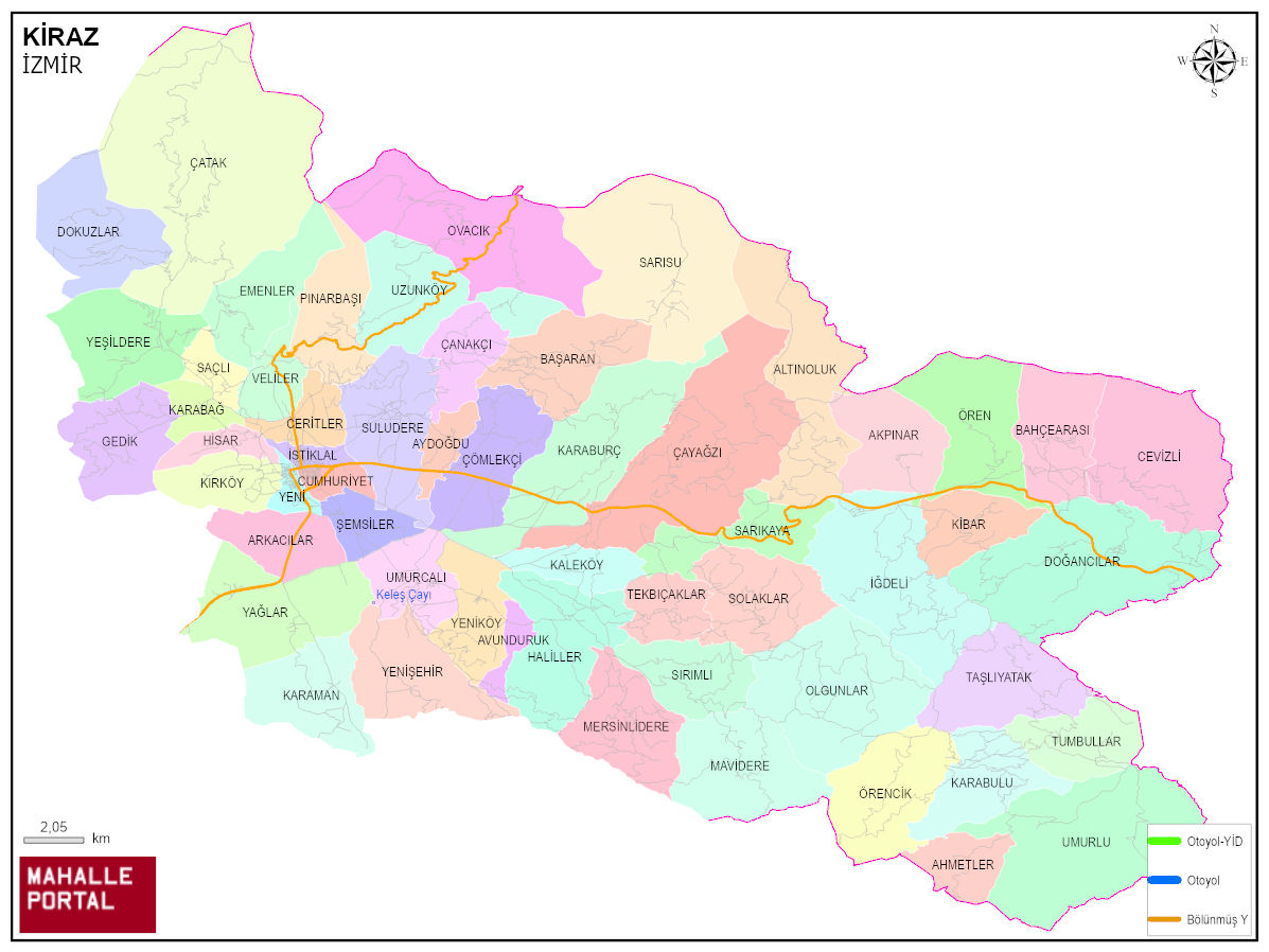 KİRAZ Geo Harita – Veri Katmanları ve Konum Çıkarması 