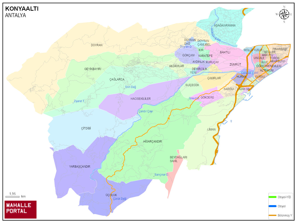 KONYAALTI Geo Konum – Harita ve Veri Katmanları 