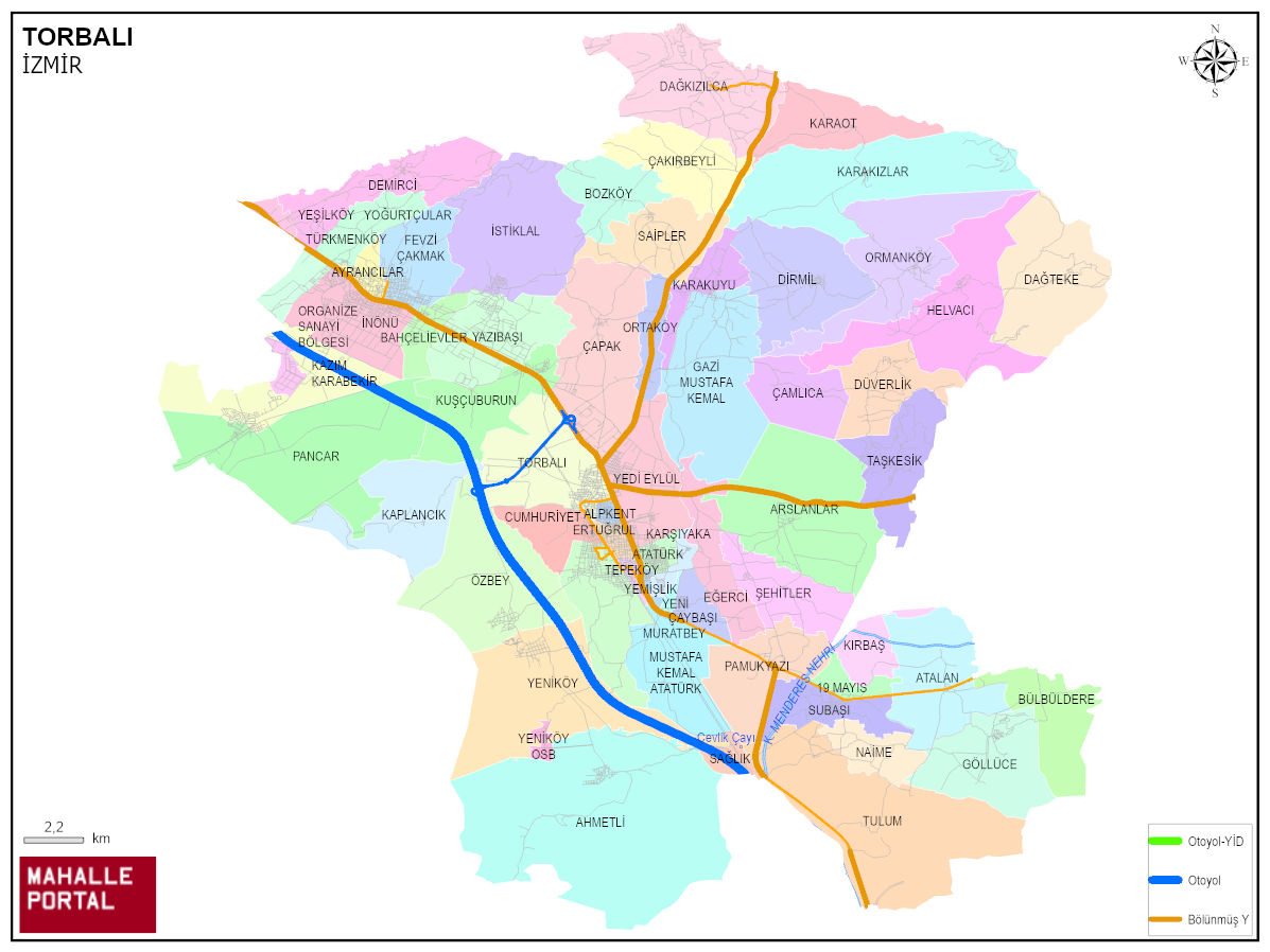 TORBALI Harita Bilgisi – Arazi ve Coğrafya Analizi 