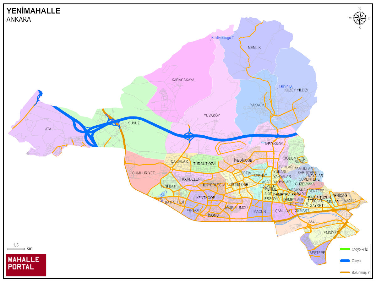 YENİMAHALLE Konum Atlası – Harita ve Veri 